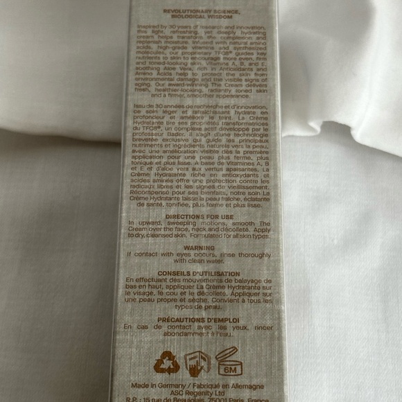 ✨NWB✨ The Cream with TFC8® Face Moisturizer | Augustinus Bader | 30ml/1Fl.Oz. - Picture 5 of 9